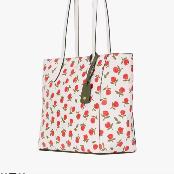 Brand new with tags Kate Spade Dana Tote with rose print - Picture 3 of 7
